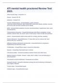 ATI mental health proctored Review Test 2023&period;