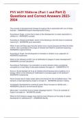 PSY 6635 Midterm &lpar;Part 1 and Part 2&rpar; Questions and Correct Answers 2023- 2024