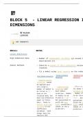 ST3189 - Block 5 (Linear Regression)