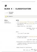 ST3189 - Block 6 (Classification)