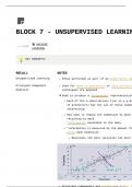 ST3189 - Block 7 (Unsupervised Learning)
