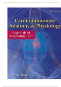 Cardiopulmonary Anatomy and Physiology Essentials of Respiratory Care 6th Edition – Test Bank