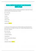 Nclex SATA Questions and Answers 100&percnt; Pass