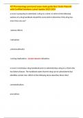 ATI Pharmacology proctored exam study guide Best Study Material with Certified Solutions Latest Update 20232024