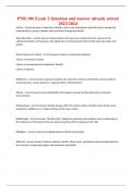 PNR 106 Exam 2 Question and answer already solved 2023&sol;2024