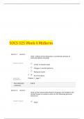 SOCS 325 Week 4 Midterm - Download For Correct Answers