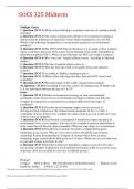 SOCS 325 Midterm - Download To Score An A&plus;
