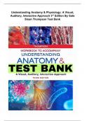 Understanding Anatomy & Physiology: A Visual, Auditory, Interactive Approach 3rd Ed By Gale Sloan Thompson Test Bank | Q&A (Rated A+) | Best 2023