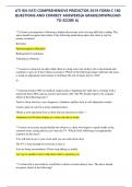 ATI RN VATI COMPREHENSIVE PREDICTOR 2019 FORM C 180  QUESTIONS AND CORRECT ANSWERS&vert;A GRADE&lpar;DOWNLOAD TO SCORE A&rpar; 