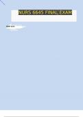 &lpar;20242025&rpar; NRNP 6645 Final Exam GRADED A COMPLETE Questions & Answers Walden University pdf