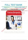 FULL TEST BANK Pharmacotherapeutics for Advanced Practice Nurse Prescribers 5th Edition Woo Robinson Q & A|