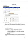 Samenvatting&colon; spelling & taalnormen NCV1
