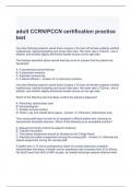 adult CCRN-PCCN certification practice test