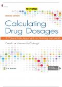 Calculating Drug Dosages A Patient-Safe Approach to Nursing and Math 2nd Edition  by Sandra Luz Martinez De Castillo & Maryanne Werner-McCullough  - Complete Elaborated and Latest Test Bank. ALL Chapters(1-14) included and updated for 2023