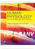TEST BANK FOR HUMAN PHYSIOLOGY AN INTEGRATED APPROACH 8TH EDITION SILVERTHORN, ALL CHAPTERS COVERED GRADED A+ 2023