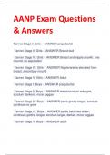 AANP Exam Questions  & Answers