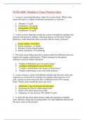 NUR1460C Module 6 Class Practice Quiz