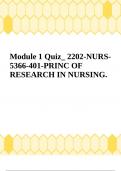 Module 1 Quiz_ 2202-NURS- 5366-401-PRINC OF RESEARCH IN NURSING.