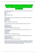 Smartsheets Product Certification 2023  Part 1 Question and Correct Answers  &lpar;A Graded&rpar;