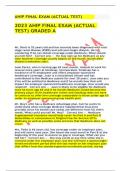 2023 ACTUAL FINAL HESI OB PEDS Exam Test BANK LATEST UPDATE GRADED A 