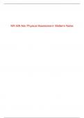 NR 509 Adv Physical Assessment- Midterm Notes