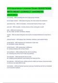 215 Insurance License Exam QUESTIONS WITH MOST CORRECT ANSWERS 20232024