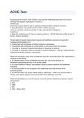 ACHE Test