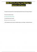 &lpar;NGN&rpar; PHTLS Pre & Post Test With Best 75 Questions and Answers 