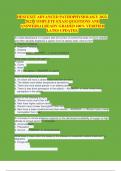 UPDATED HESI EXIT ADVANCED PATHOPHYSIOLOGY 2023-24 COMPLETE EXAM QUESTIONS AND ANSWERSALREADY GRADED 100&percnt; VERIFIED LATES UPDATES&period;