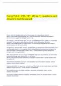  CompTIA A+ 220-1001 (Core 1) questions and answers well illustrated.