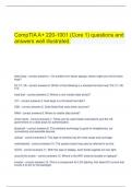 CompTIA A+ 220-1001 (Core 1) questions and answers well illustrated.