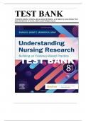 TEST BANK UNDERSTANDING NURSING RESEARCH: BUILDING AN EVIDENCE-BASED PRACTICE 8TH EDITION BY SUSAN K. GROVE, JENNIFER R. GRAY