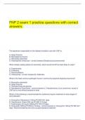  FNP 2 exam 1 practice questions with correct answers&period;