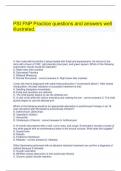  PSI FNP Practice questions and answers well illustrated&period;