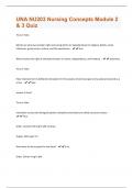UNA NU203 Nursing Concepts Module 2 & 3 Questions & Answers Verified 100&percnt; Correct&excl;&excl;