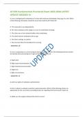 ATI RN Fundamentals Proctored Exam 2023-2024 LATEST UPDATE GRADED A&plus;