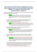 2023 ATI RN CONCEPT BASED ASSESSMENT LEVEL 1 PROCTORED EXAM&period;ACTUAL QUESTIONS WITH 100&percnt; CORRECT & VERIFIED ANSWERS WITH RATIONALES&sol;A&plus; GRADE A&plus;&sol;