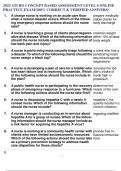 2023 ATI RN CONCEPT BASED ASSESSMENT LEVEL 4 ONLINE PRACTICE EXAM&sol;100&percnt; CORRECT & VERIFIED ANSWERS&sol;