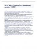NCCT MOA Practice Test Questions &vert; updated 2023&sol;24
