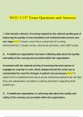 WGU C157 Exam questions verified with 100&percnt; correct answers