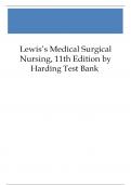Test Bank - Lewis's Medical Surgical Nursing (11th Edition by Harding) 2020