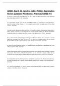IAABO Board 34 Camden Cadet Written Examination Review Questions With Correct Answers&lpar;SCORED A&plus;&rpar;