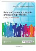 Test Bank&colon; Public &sol; Community Health and Nursing Practice&colon; Caring for Populations&comma; 3rd Edition&comma; Christine L&period; Savage&vert;&vert;ISBN NO&colon;10&comma;1719647143&vert;&vert;ISBN NO&colon;13&comma;978-1719647144&vert;&vert;All Chapters&vert;&vert;Complete Guide A&plus;