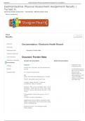 Gastrointestinal Physical Assessment Assignment Results