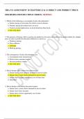 MBA 531 ASSIGNMENT 10 CHAPTERS 13 & 14 DIRECT AND INDIRECT PRICE DISCRIMINATION MULTIPLE CHOICE( NEWEST)