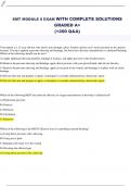 EMT &lpar;EMERGENCY MEDICAL TECHNICIAN&rpar;  MODULE 6 EXAM WITH COMPLETE SOLUTIONS GRADED A