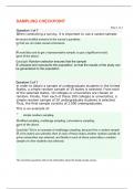 MAT 202 SAMPLING CHECKPOINT QUIZ &lpar;Straighterline&rpar;