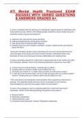 ATI Mental Health Proctored EXAM 20232023 WITH VARIED QUESTIONS & ANSWERS GRADED A&plus;&period;