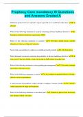Prophecy Core mandatory III Questions and Answers Graded A
