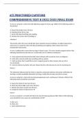ATI PROCTORED CAPSTONE COMPREHENSIVE TEST B 2022/2023 FINAL EXAM
